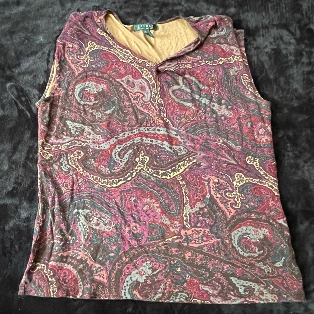 Lauren Floral Paisley Top